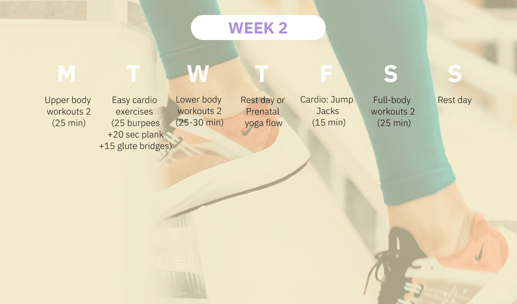 Week 2 workouts